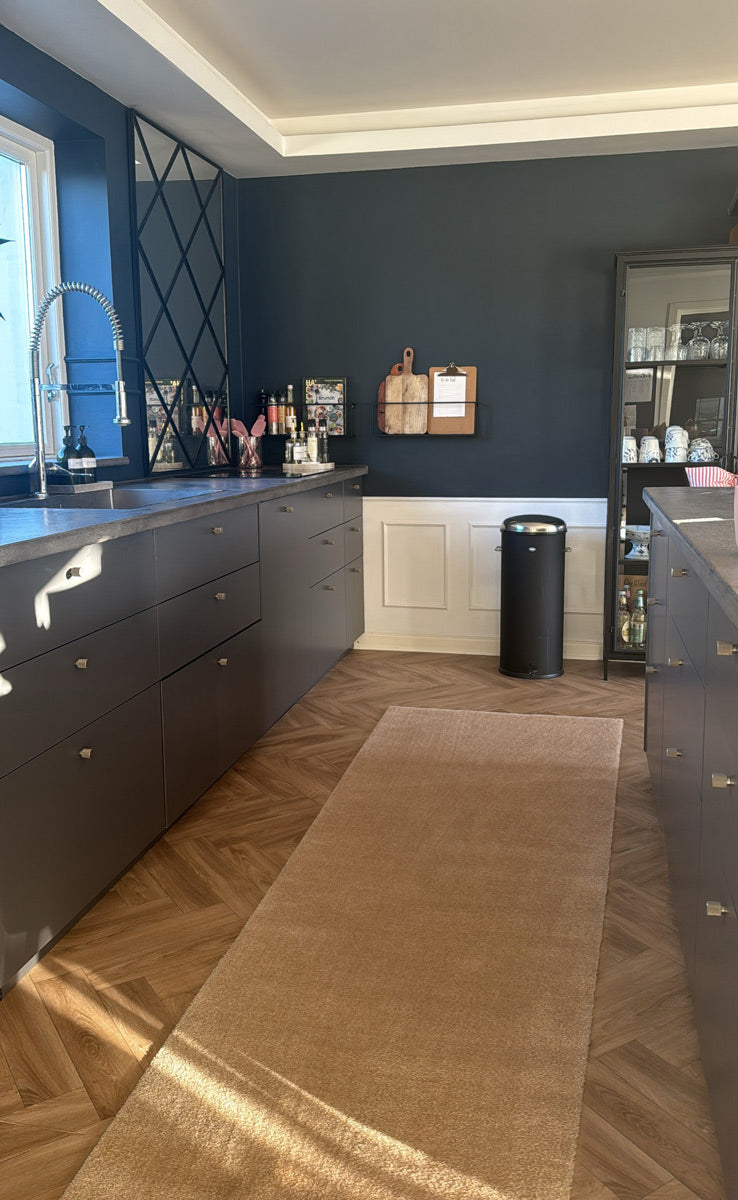 TEPPICH 100 x 300 cm - UNICOLOR IVORY