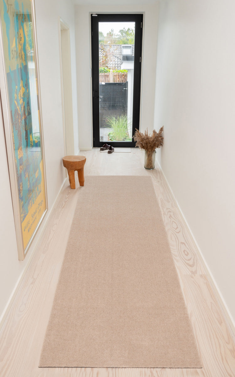 TEPPICH 100 x 300 cm - UNICOLOR IVORY