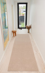 FUßMATTE 90 x 200 CM - UNI COLOR IVORY