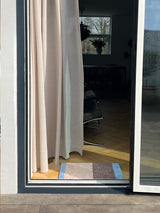 Neuheit - FUSSMATTE STRIPES - Ivory/Sand/Blau