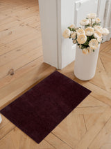 Neuheit - FUSSMATTE 40 x 60 cm - UNI COLOR BORDEAUX