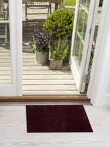 Neuheit - FUSSMATTE 40 x 60 cm - UNI COLOR BORDEAUX