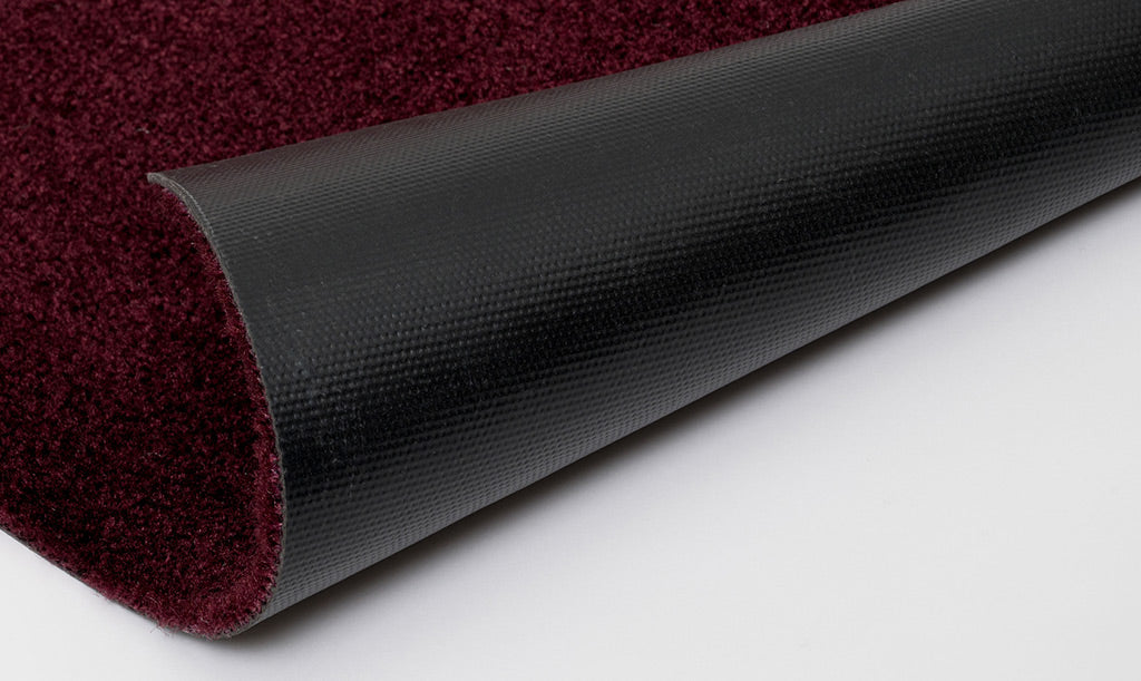 TEPPICH 90 x 200 CM - UNICOLOR BORDEAUX