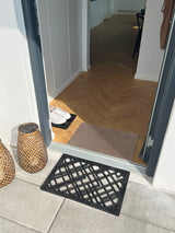 FUßMATTE 40 x 60 CM - UNI COLOR SAND