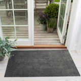 FUßMATTE 67 x 120 CM UNI COLOR GRAU