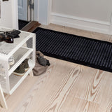 FUßMATTE 67 x 200 CM - DOT SCHWARZ/GRAU