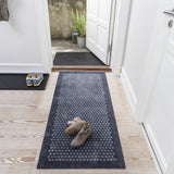 FUßMATTE 67 x 200 CM DOT GREY