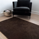 FUßMATTE 90 X 130 CM - UNI COLOr braun