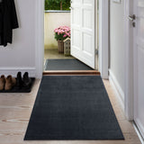 FUßMATTE 90 X 130 CM - UNI COLOr grau