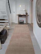 FUßMATTE 100 x 300 cm - uni color sand