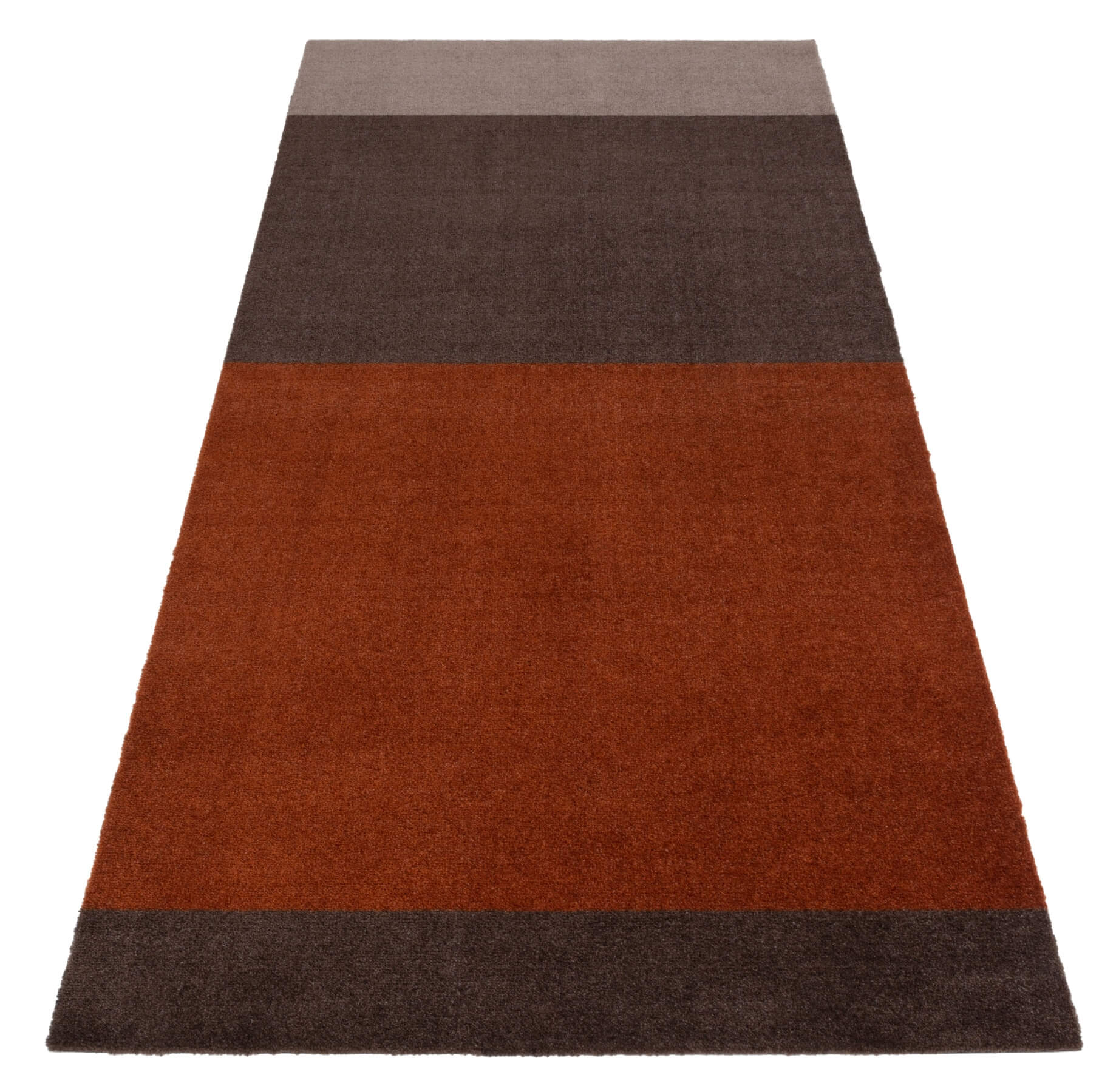 STRIPES HORIZONTAL - SAND / BRAUN / TERRAKOTTE