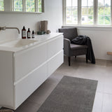 FUßMATTE 67 x 120 cm - UNI COLOr STEELGREY