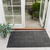 FUßMATTE 67 x 120 cm - UNI COLOr STEELGREY