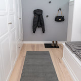 FUßMATTE 90 x 200 CM - UNI COLOR STEELGREY