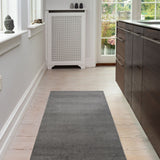 FUßMATTE 90 x 200 CM - UNI COLOR STEELGREY