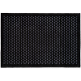 FUßMATTE 90 x 130 CM - DOT SCHWARZ/GRAU