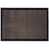 FUßMATTE 90 x 130 CM - DOT SCHWARZ/SAND