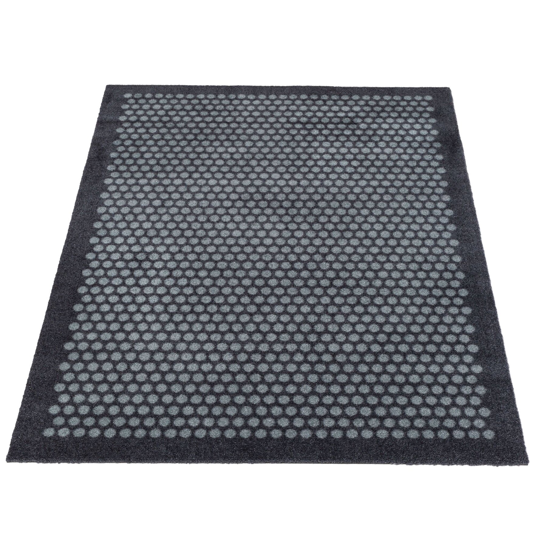 FUßMATTE 90 x 130 CM - DOT GRAU