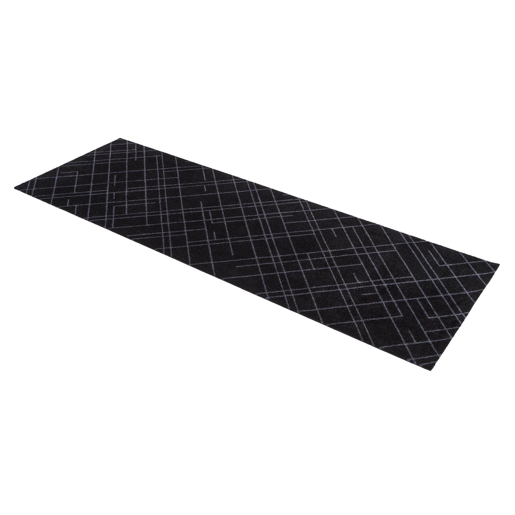 -50% - FUßMATTE 67 x 200 CM LINES/BLACK GREY
