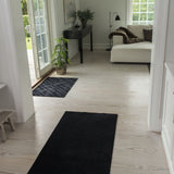 FUßMATTE 67 x 200 cm - UNI COLOr schwarz