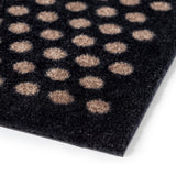 FUßMATTE 67 x 120 CM - DOT SCHWARZ/SAND