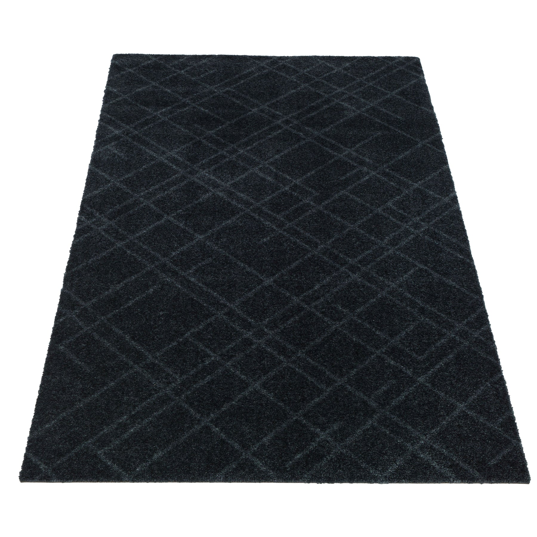 -50% - FUßMATTE 67 x 120 - LINES/DARK GREY