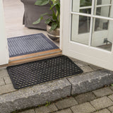 FUßMATTE 67 x 150 CM - DOT grau