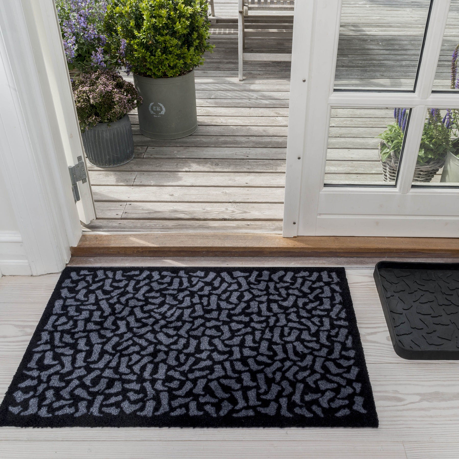 -50% - FUßMATTE 60 X 90 CM - FOOTWEAR/BLACK GREY