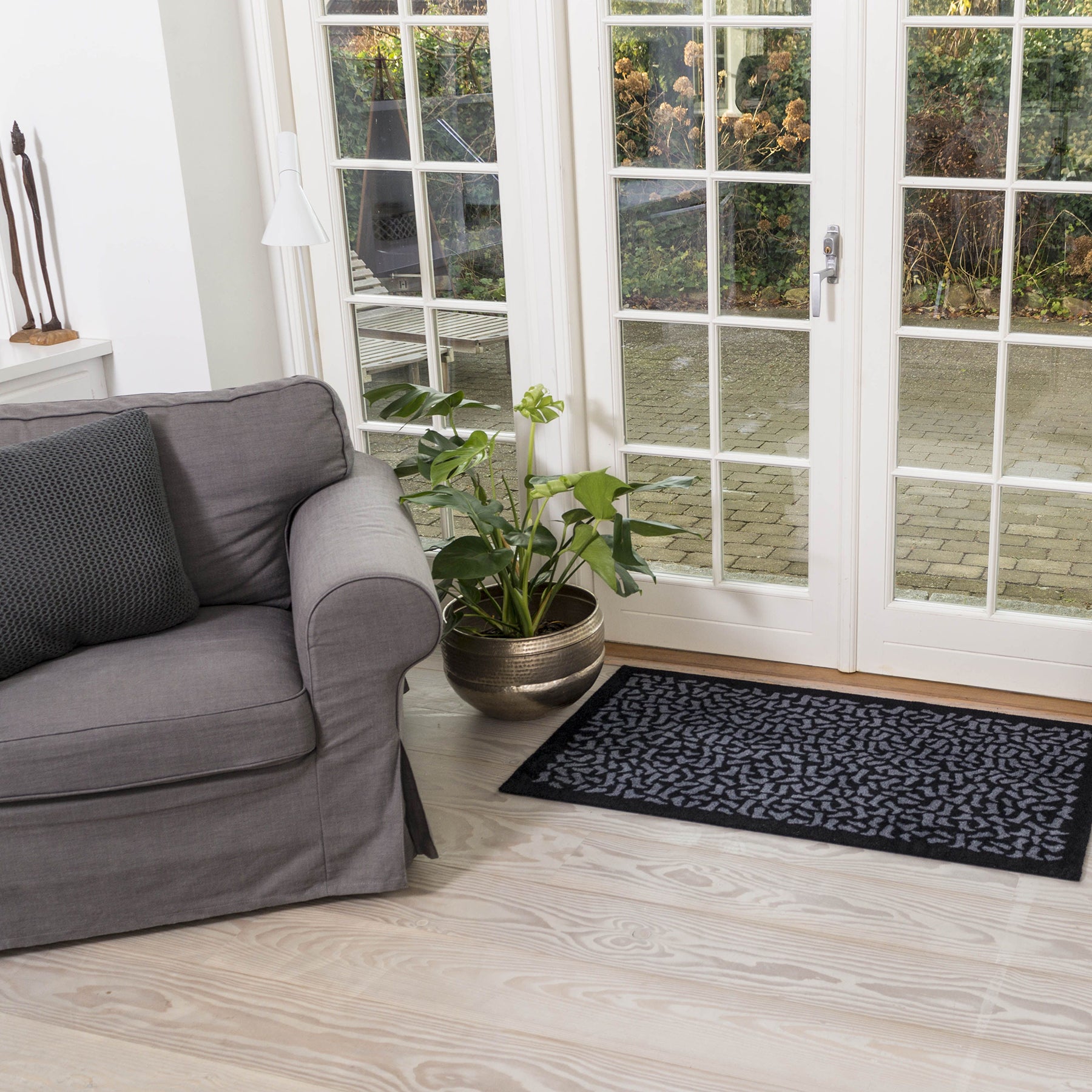 -50% - FUßMATTE 67 x 120 CM - FOOTWEAR/BLACK GREY