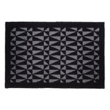 FUßMATTE 60 x 90 CM - GRAPHIC/BLACK GREY