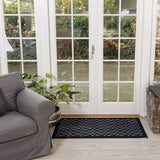 FUßMATTE 67 x 120 CM - GRAPHIC/BLACK GREY