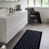 FUßMATTE 67 x 150 CM - GRAPHIC BLACK/GREY