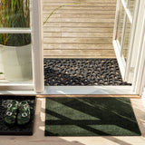 FUßMATTE 40 x 60 cm - UNI COLOUR/DARK GREEN