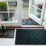 FUßMATTE 60 x 90 cm - LINES/DARK GREY