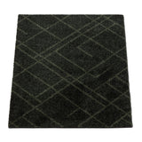 FUßMATTE 40 x 60 cm - LINES/DARK GREEN