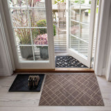 FUßMATTE 60 x 90 cm - LINES SAND/BEIGE