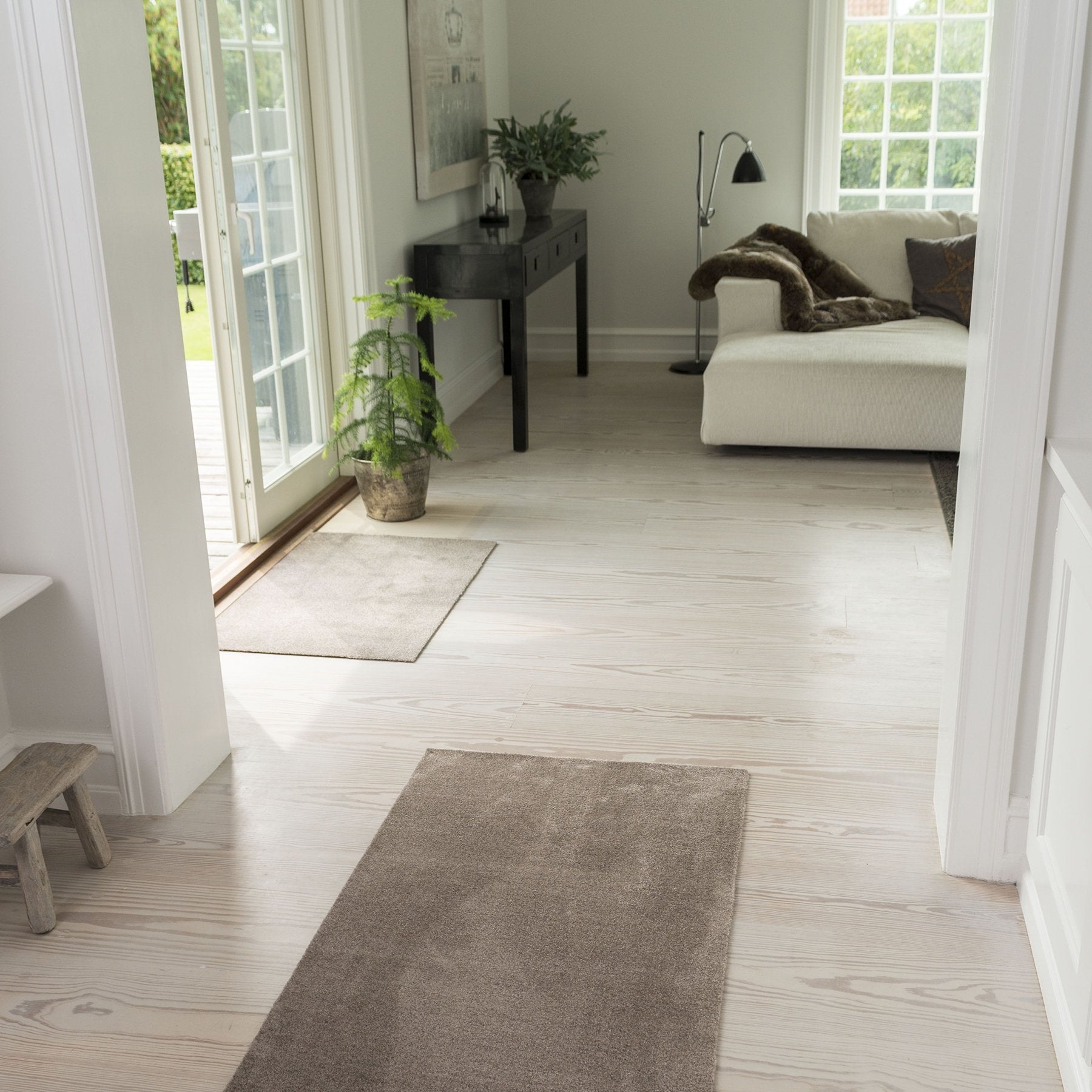 TEPPICH 90 x 200 cm - UNICOLOR SAND