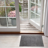 FUßMATTE 40 x 60 cm - UNI COLOR STEELGREY