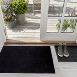 FUßMATTE 60 x 90 cm - UNI COLOr schwarz