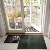 FUßMATTE 60 x 90 - UNI COLOUR/DARK GREEN