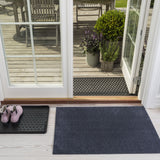 FUßMATTE 60 x 90 CM - UNI COLOR GRAU