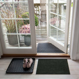 FUßMATTE 40 x 60 cm - UNI COLOUR/DARK GREEN