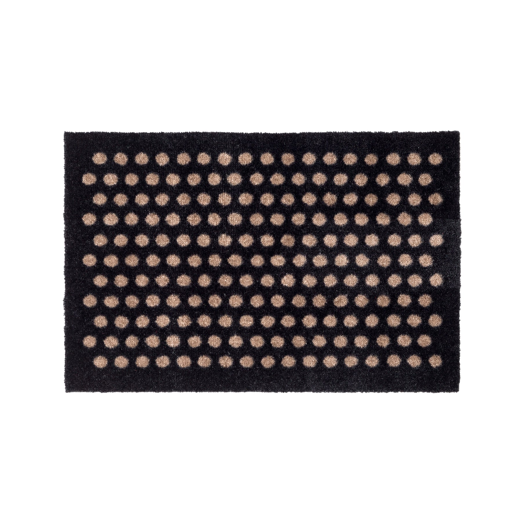 FUßMATTE 40 x 60 CM - DOT SCHWARZ/SAND