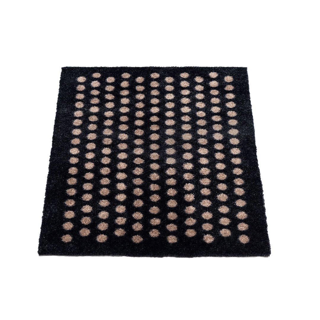FUßMATTE 40 x 60 CM - DOT SCHWARZ/SAND