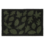 FUßMATTE 40 x 60 CM - LEAVES/DARK GREEN