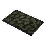 FUßMATTE 40 x 60 CM - LEAVES/DARK GREEN