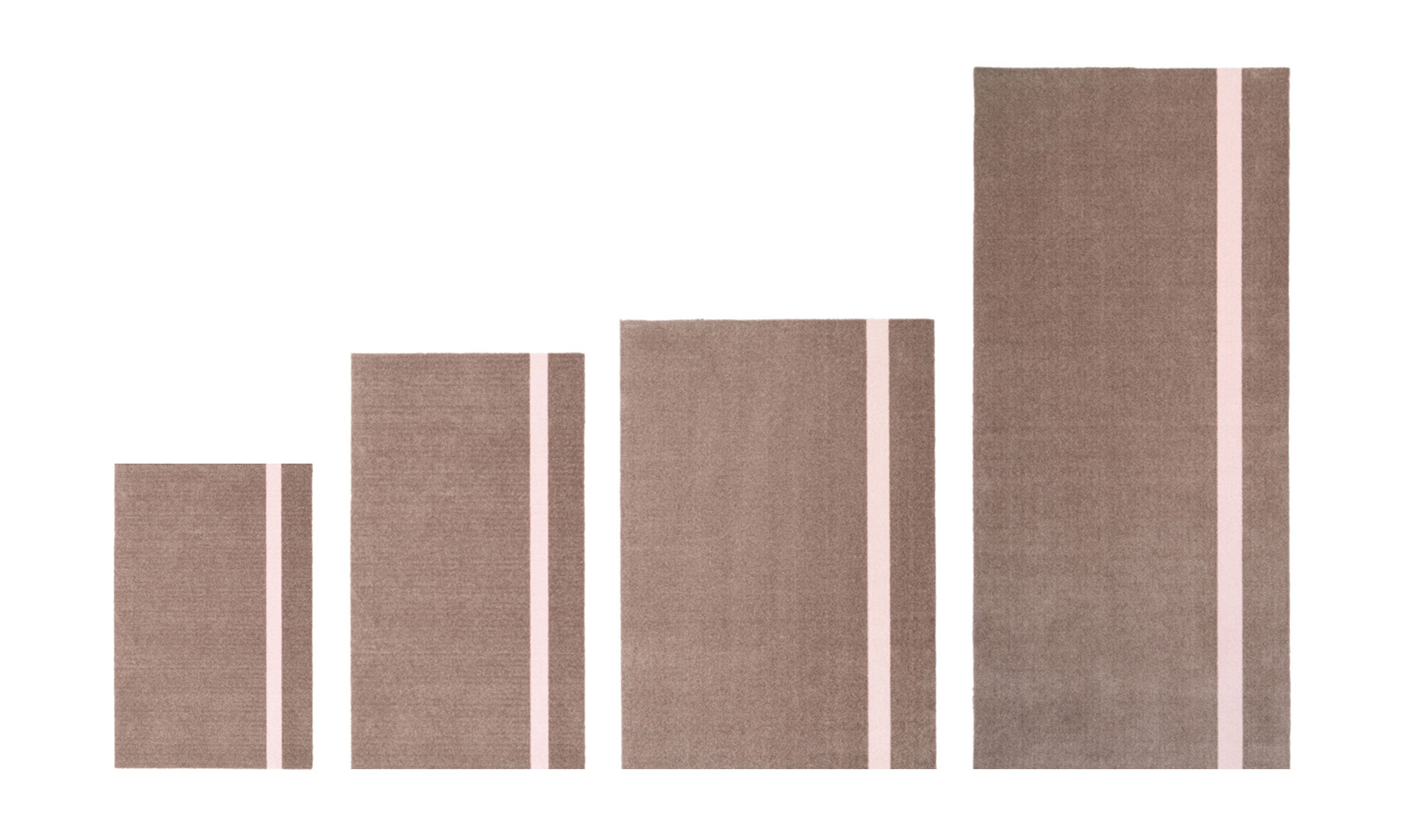 STRIPES VERTIKAL - SAND / ZARTES ALTROSA