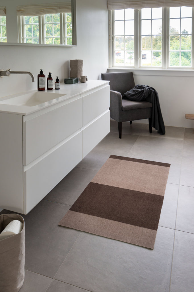 STRIPES HORIZONTAL - SAND / BRAUN
