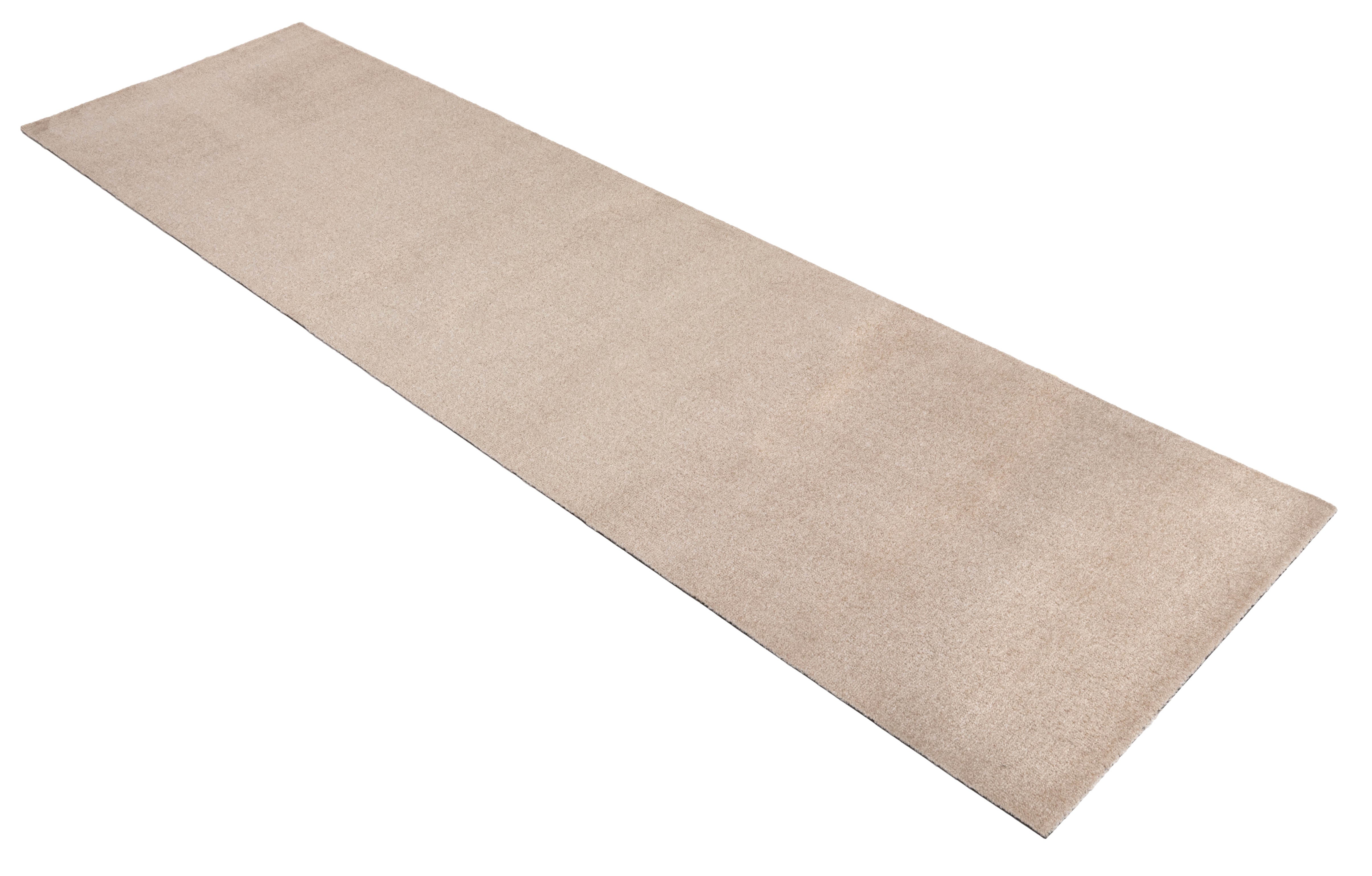 TEPPICH 67 x 250 CM - UNICOLOR IVORY