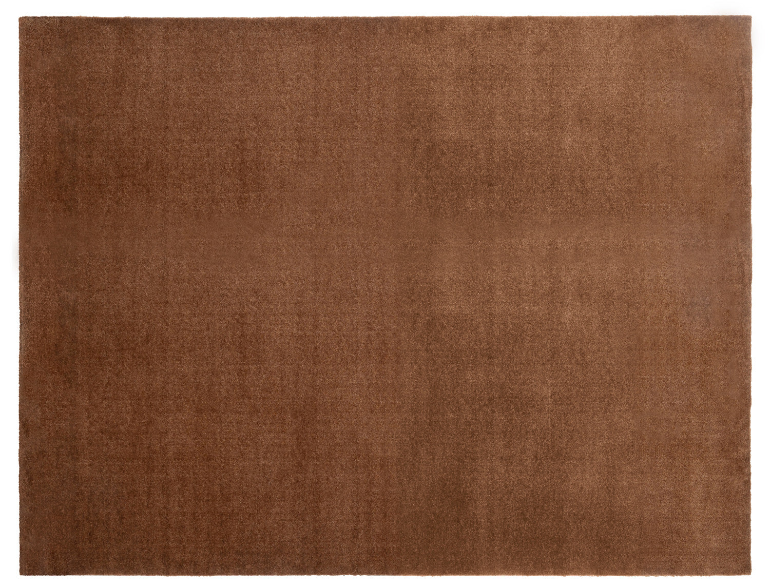 neu - FUßMATTE 140 x 200 CM - UNI COLOR COGNAC